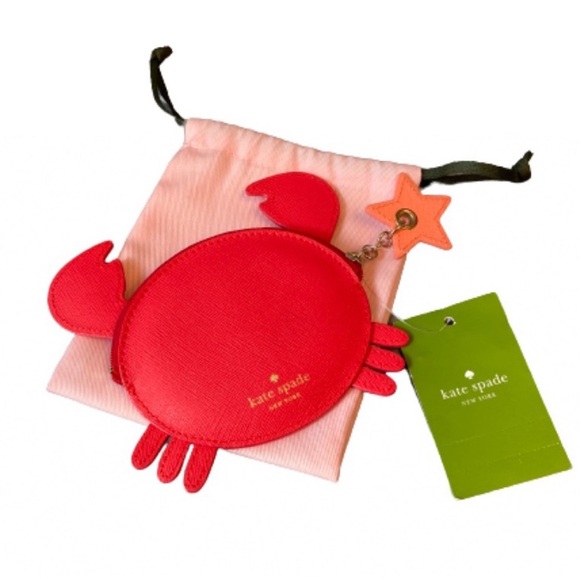 Kate Spade crab coin purse NWT and dustbag - Picture 3 of 3